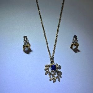 Vintage 1928 necklace and earrings